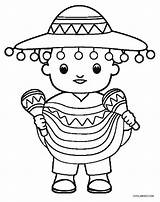 Dibujos Mexicano Mexicaine Mexicanas Mexicanos Mexicana Charro Cool2bkids Toddler Drucken Sombrero Mexique Coloriages Abejas Preescolar sketch template