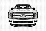 F250 Svg Dxf Drawings Eps sketch template