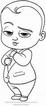 Boss Baby Coloring Print sketch template