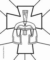 Salvation Helmet Salvacion Yelmo Manualidades Testamento Coloringhome Craftingthewordofgod sketch template