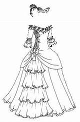 Coloring Gown Ball Pages Masquerade Printable Dress Halloween Series Dresses Girls Colouring Paper Bored Erik Doll Elf Bonus Colored Brown sketch template