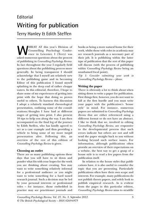 editorial writing  publication