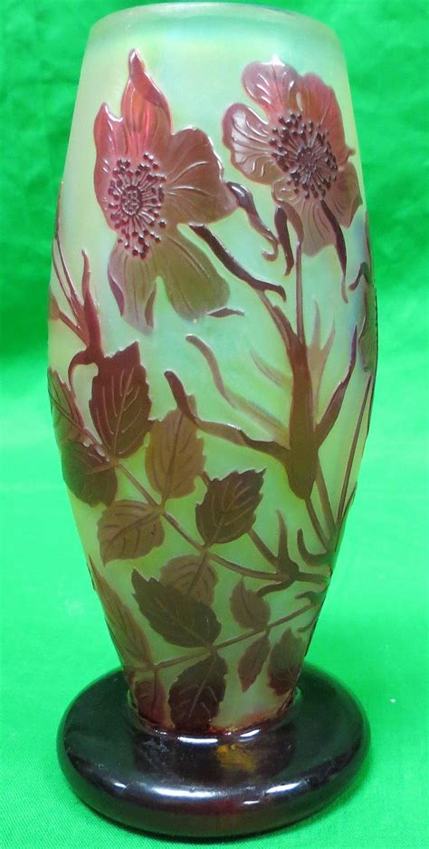 Galle Vase Original Cameo Glass H 6 2 France