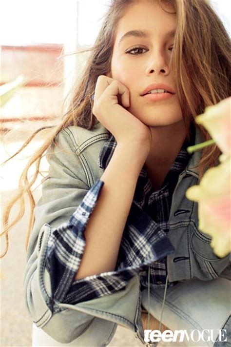 kaia gerber interview cindy crawford s daughter talks about modeling teen vogue