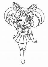 Sailor Moon Coloring Pages Anime Drawing Kids Mini Printable Cartoon Drawings Cute Manga Book Getdrawings Sheets 4kids sketch template