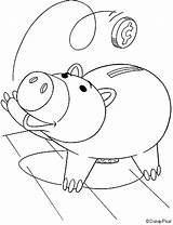 Coloring Toy Hamm Story Bank Piggy Pages Drawings Disney Coloringpages7 Zurg sketch template