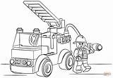 Lego Coloring Fire Truck Pages City Printable Simple Ups Drawing Engine Getcolorings Color Colorings Print Getdrawings Fresh sketch template