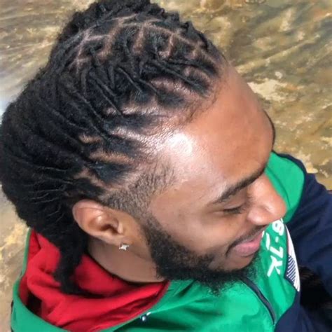Two Braids For Men With Locs Hair Styles Braids With Shaved Sides