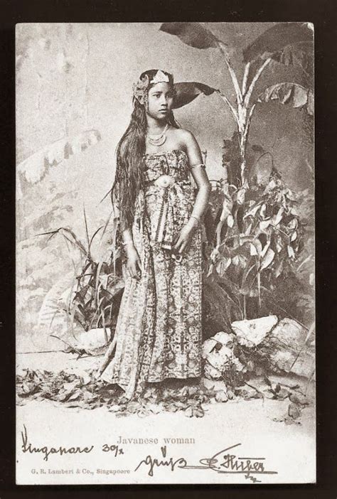 opoi javanese woman ~ ca 1899 foto lama foto zaman