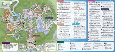 disney park guide maps   makeover  design aligns  official app attractions magazine