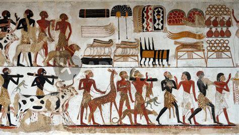 Egyptian Wall Painting Of Temple Of Beit El Wali