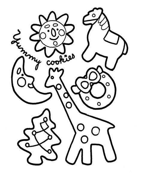 cookie coloring pages  print coloring home