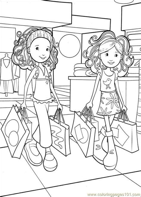 coloring pages groovy girls  cartoons groovy girls