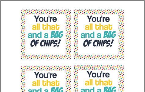 pin  stacy ouellette   printable chip bags  printables
