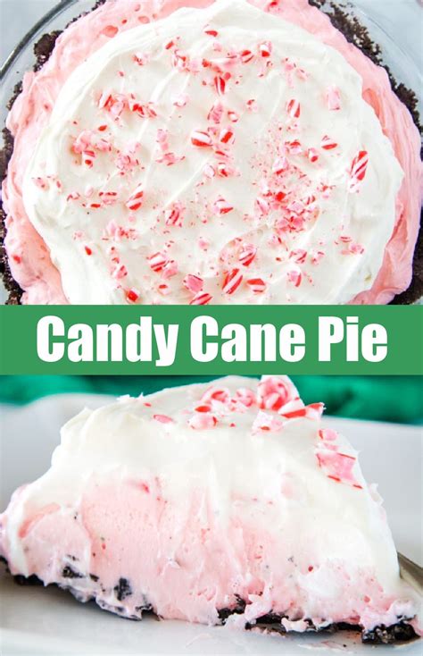 Candy Cane Pie A No Bake Peppermint Cheesecake With Topped With