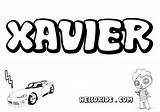 Xavier Hellokids sketch template