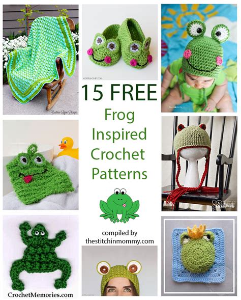 printable crochet frog pattern printable world holiday