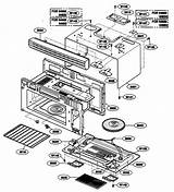 Kenmore Oven Diagram Parts Microwave Model Cavity List Searspartsdirect Combo Hood sketch template