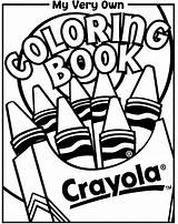 Coloring Book Cover Printable Pages Library Clipart Crayola sketch template