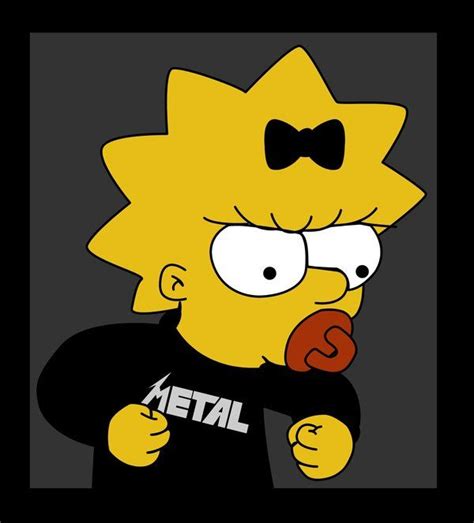 Maggie Simpson Metal [maggie Loves Metal ] Volbeat