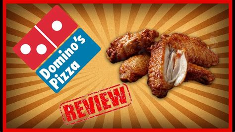 dominos bbq chicken wings food review sept   youtube