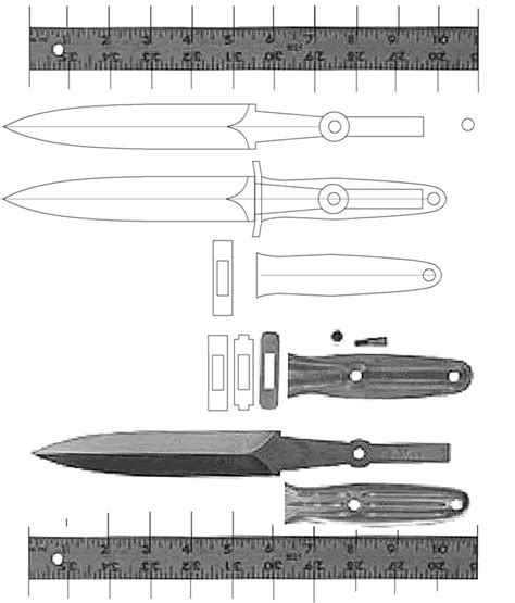 daggers knife patterns knife template knife design