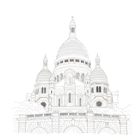 montmartre paris coloring page kidspressmagazinecom