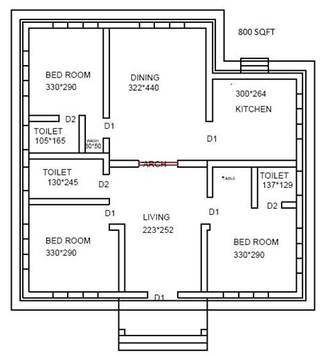cost  sq ft house plans google search  house plans small house floor plans home
