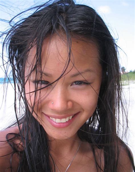 Wild And Topless At The Nude Beach Sexy Asian Girl
