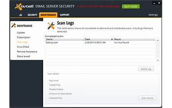 Avast Email Server Security screenshot #2