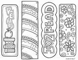 Bookmarks Coloring Library Printable Bookmark Pages Classroomdoodles Color Lending School Book Colouring Reading Sheets Kids Template Marque Doodles Activities Templates sketch template