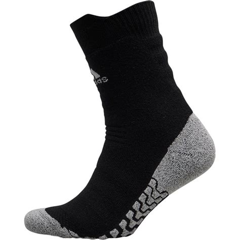 buy adidas alphaskin traxion maximum cushioning crew socks blackwhite