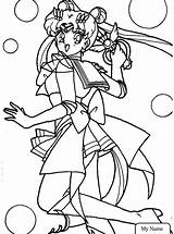 Sailor Coloring Pages Mercury Getcolorings Moon sketch template