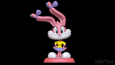 Babs Bunny Tiny Toon Adventures 3d Print Model Cgtrader