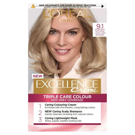 L Oreal Paris Excellence Ultra Light Permanent Hair Dye Ash Blonde 03