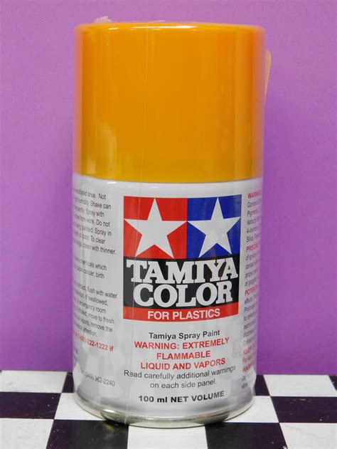 tamiya ts  brilliant orange plastic model spray paint tam