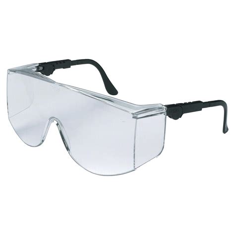 Clear Lens Safety Glasses Fit Over Rx Glasses Tc110xl