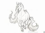 Friesian Horse Pages Coloring Template Realistic sketch template