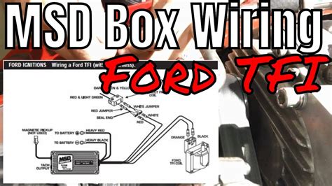 msd al wiring diagram ford printable form templates  letter