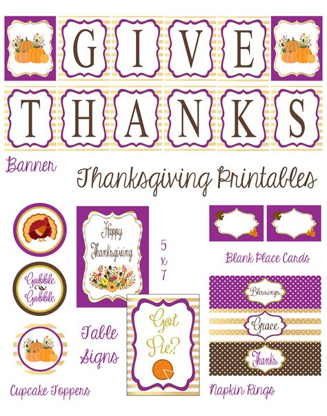 thanksgiving printables     service catch  party