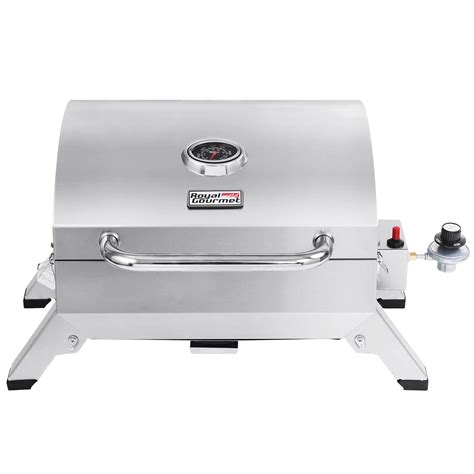 royal gourmet gt stainless steel portable grill  btu bbq