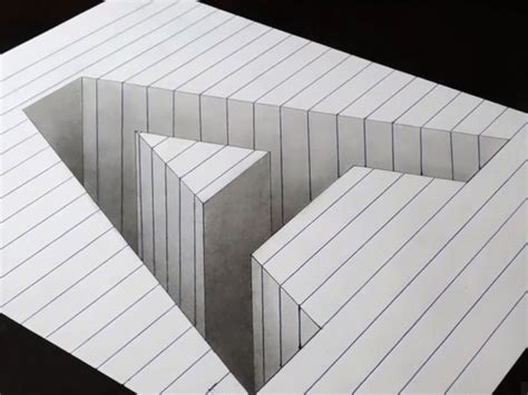 Ce Simple Dessin De La Illusion Drawings Optical Illusions Art