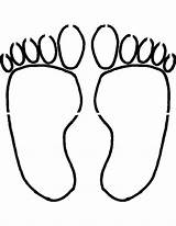 Foot Stencil Coloring Feet Deviantart Footprints Printable Toes Colouring Pages sketch template