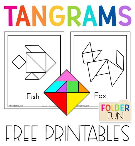 printable tangrams puzzles   freeprintabletmcom
