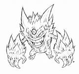 Pokemon Coloring Pages Mega Gengar Coloriage Colouring Printable Print Draw Getcolorings Color Inks Getdrawings Sketch sketch template