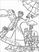 Poppins Mary Coloring Pages Kids Printable Disney Color Print Simple Bestcoloringpagesforkids Sheets Children Characters Returns sketch template