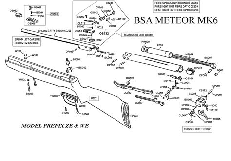 pin  air rifle parts diagrams