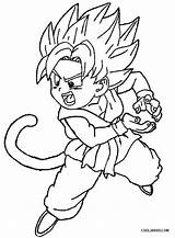 Goku Ssj3 Pages Coloring Printable Getcolorings Color sketch template