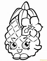 Pineapple Crush Shopkin Pages Season Coloring Shopkins Dolls Toys sketch template