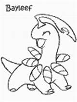 Coloring Pokemon Pages Bayleef Grass Type Ws sketch template